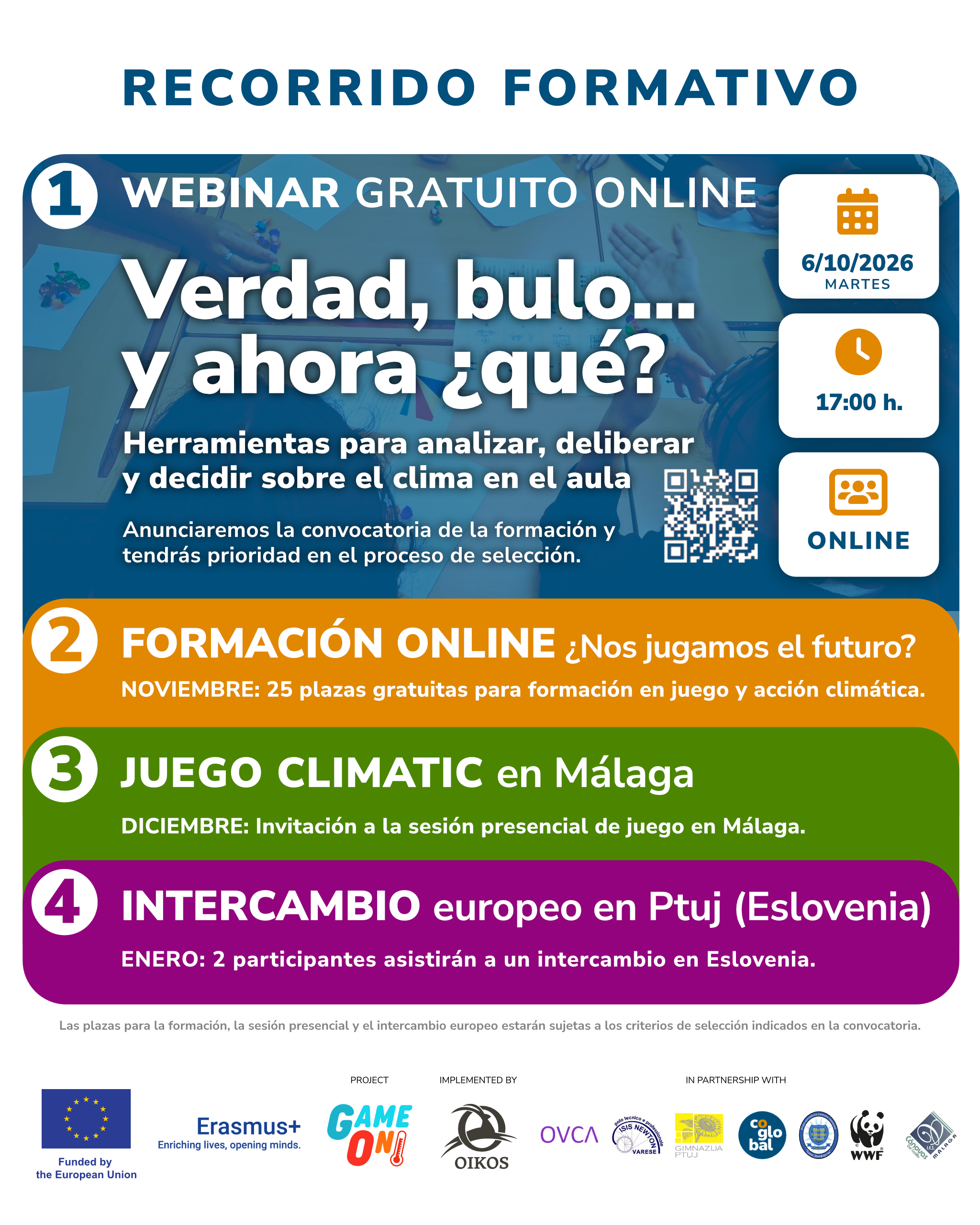 🟣 Webinar: Verdad, bulo… y ahora ¿qué? Herramientas para analizar, deliberar y decidir sobre el clima en el aula